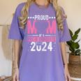 PROUD MUM OF A Pre-K GRAD 2024 Pre-K Graduation 2024 Mom Women's Comfort Colors T-Shirt Violet