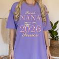Proud Nana Of A 2026 Senior Graduate Graduation Women's Comfort Colors T-Shirt Violet