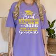 Proud Nephew Of 2025 College Graduate Family 24 Graduation Women's Comfort Colors T-Shirt Violet