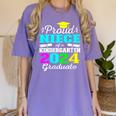 Proud Niece Of Kindergarten Graduate 2024 Graduation Niece Women's Comfort Colors T-Shirt Violet