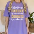 Proud Parent Of Kindergarten Graduate 2024 Graduation Parent Women's Comfort Colors T-Shirt Violet