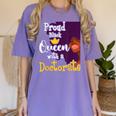 Proud Queen PhD Graduate PhD Graduation Doctorate Women's Comfort Colors T-Shirt Violet
