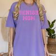 Proud Senior Mom 2018 High School Graduation Shirt Mom Tee Women's Comfort Colors T-Shirt Violet