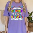 Proud SISTER Of a 2025 Kindergarten Graduate Graduation Women's Comfort Colors T-Shirt Violet
