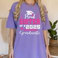Proud Sister Of 5th Grade Graduate 2025 Family Graduation Women's Comfort Colors T-Shirt Violet