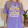 Proud Sister Of A Class Of 2025 Graduate Senior Graduation Women's Comfort Colors T-Shirt Violet