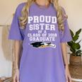 Proud Sister Of A Grad Class Of 2018 Graduation Apparel Women's Comfort Colors T-Shirt Violet