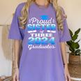 Proud Sister Of Three 2024 Graduate 23 Class Graduation Women's Comfort Colors T-Shirt Violet