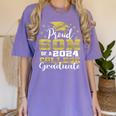 Proud Son Of 2024 College Graduate Family 24 Graduation Women's Comfort Colors T-Shirt Violet