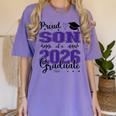 Proud Son Of a Class Of 2026 Graduate For Graduation Women's Comfort Colors T-Shirt Violet