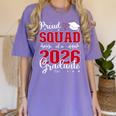 Proud Squad Of a Class Of 2026 Graduate For Graduation Women's Comfort Colors T-Shirt Violet