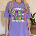 Proud UNCLE Of a 2025 Kindergarten Graduate Graduation Women's Comfort Colors T-Shirt Violet