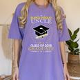 Proud Uncle The Class Of 2018 Graduate Graduation Shirt S2 Women's Comfort Colors T-Shirt Violet