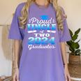 Proud Uncle Of Two 2024 Graduate Class 2024 Graduation Women's Comfort Colors T-Shirt Violet