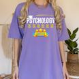 Psychology Degree Graduation Senior Celebration Grad Party Women's Comfort Colors T-Shirt Violet