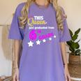 Queen 6th Grade Graduation For Girls Women's Comfort Colors T-Shirt Violet