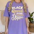 Queen Proud Masters Graduation Women's Comfort Colors T-Shirt Violet