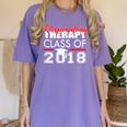 Respiratory Therapy Class Of 2018 Graduation Shirt Women Men Women's Comfort Colors T-Shirt Violet