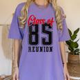 Reunion 1985 Matching Graduation High School Class Of 1985 Women's Comfort Colors T-Shirt Violet