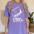 Reunion Class Of 1980 School Graduation Blast From The Past Women's Comfort Colors T-Shirt Violet