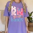 You RN Good Hands Cute Nurse Nursing Student Graduation Women's Comfort Colors T-Shirt Violet