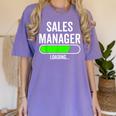 Sales Manager Loading Graduation Graduate New Job Women's Comfort Colors T-Shirt Violet