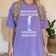 Science Joke Chemistry College High School Graduation Women's Comfort Colors T-Shirt Violet