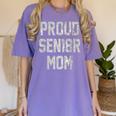 SEN18R Mom Shirt Senior Grad 2018 Graduation Party T-Shirt Women's Comfort Colors T-Shirt Violet