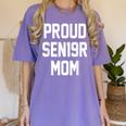SEN19R Mom Shirt Senior Grad 2019 Graduation Party T-Shirt Women's Comfort Colors T-Shirt Violet