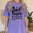 Senior 2021 Graduate 12th Grade Quarantine Senior Graduation Women's Comfort Colors T-Shirt Violet