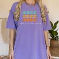 Senior 2022 Shirt Class Of 2022 Retro Graduation Grad Women's Comfort Colors T-Shirt Violet