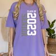 Senior 2023 Senior 23 Senior Class Of 2023 Graduation Done Women's Comfort Colors T-Shirt Violet