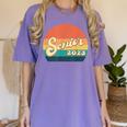 Senior 2023 Graduation My Last First Day Of Class Of 2023 Women's Comfort Colors T-Shirt Violet