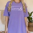 Senior 2024 Class Of 2024 Graduation Women's Comfort Colors T-Shirt Violet