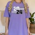 Senior 2024 Graduation Class Of 2024 Senior Women Boy Girl Women's Comfort Colors T-Shirt Violet