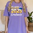 Senior 2025 Class Of 2025 Senior Graduate 2025 Graduation Women's Comfort Colors T-Shirt Violet Senior 2025 Class Of 2025 Senior Graduate 2025 Graduation Women's Comfort Colors T-Shirt Violet