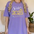 Senior 2025 Graduation Sunflower Class Of 2025 Women's Comfort Colors T-Shirt Violet