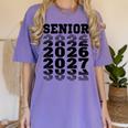 Senior 2026 2027 Class Of Graduation Women's Comfort Colors T-Shirt Violet