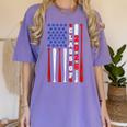 Senior 2026 Baseball American Flag Class Of 2026 Graduation Women's Comfort Colors T-Shirt Violet