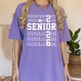 Senior 2026 Class Of 2026 Back To School Graduation Students Women's Comfort Colors T-Shirt Violet