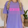 Senior 2026 Class Of 2026 Boys Girls Matching Graduation Women's Comfort Colors T-Shirt Violet