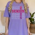 Senior 2026 Class Of 2026 Graduation 2026 Pink Girl Women Women's Comfort Colors T-Shirt Violet