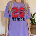 Senior 2026 Class Of 2026 School Graduation 2026 Merch Women's Comfort Colors T-Shirt Violet