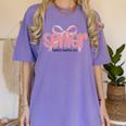 Senior 2026 Coquette Pink Bow Graduation 2026 Class Of 2026 Women's Comfort Colors T-Shirt Violet