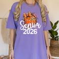 Senior Basketball Class Of 2026 Coquette Graduation Day Women's Comfort Colors T-Shirt Violet