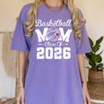 Senior Basketball Mom Class Of 2026 Graduation Premium Tri-Blend Women's Comfort Colors T-Shirt Violet
