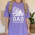 Senior Cheerleader Dad Cheer Class Of 2026 Graduation Men Women's Comfort Colors T-Shirt Violet