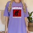 SENIOR CITIZENS DAY Don't Forget My DISCOUNT Graduation Day Women's Comfort Colors T-Shirt Violet