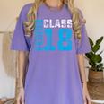 Senior Class 18 Shirt Graduation Apparel T-Shirt Women's Comfort Colors T-Shirt Violet