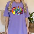 Senior Class Of 2019 Boho Tie Dye Graduation Women's Comfort Colors T-Shirt Violet